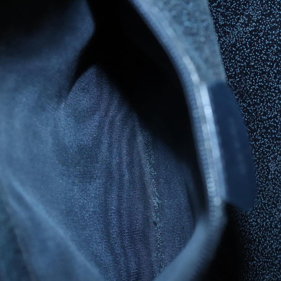 GUCCI Patent leather Shoulder Bag Navy Silver 000 1046 0506 Auth ep8474