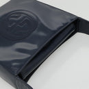 GUCCI Patent leather Shoulder Bag Navy Silver 000 1046 0506 Auth ep8474-6