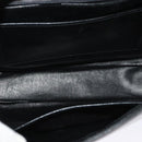 GUCCI Shoulder Bag Leather Black Gold Auth ep8475-12