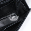 GUCCI Shoulder Bag Leather Black Gold Auth ep8475-19