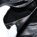 GUCCI Shoulder Bag Leather Black Gold Auth ep8475-22