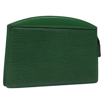 LOUIS VUITTON Epi Trousse Crete Pouch Green M48404 LV Auth ep8477