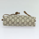 GUCCI GG Plus Supreme Shoulder Bag PVC Beige Auth ep8482-5