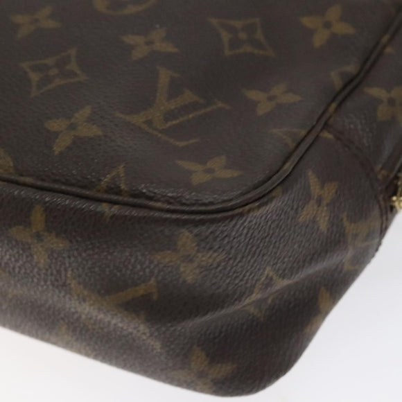 LOUIS VUITTON Monogram Trousse Toilette 23 Clutch Bag M47524 LV Auth ep8488