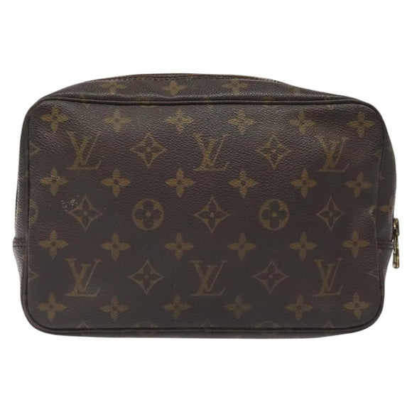 LOUIS VUITTON Monogram Trousse Toilette 23 Clutch Bag M47524 LV Auth ep8488