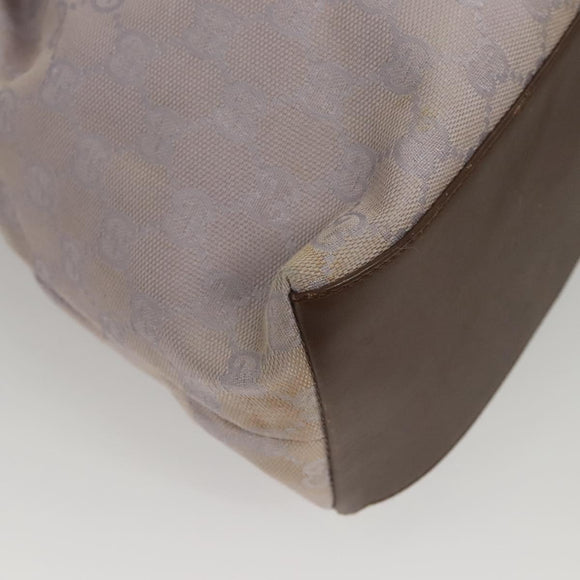 GUCCI GG Canvas Hand Bag Purple Gold 92708 Auth ep8499