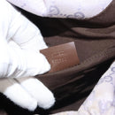 GUCCI GG Canvas Hand Bag Purple Gold 92708 Auth ep8499-20