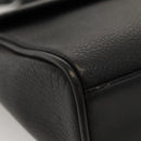 Burberrys Shoulder Bag Leather Black Gold Auth ep8502-14