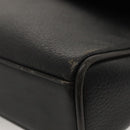 Burberrys Shoulder Bag Leather Black Gold Auth ep8502-15