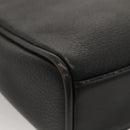 Burberrys Shoulder Bag Leather Black Gold Auth ep8502-16