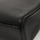 Burberrys Shoulder Bag Leather Black Gold Auth ep8502-10