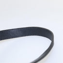 Burberrys Shoulder Bag Leather Black Gold Auth ep8502-8