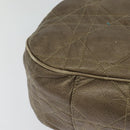 Christian Dior Canage Shoulder Bag Leather Brown Auth ep8509-15