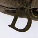 Christian Dior Canage Shoulder Bag Leather Brown Auth ep8509-10