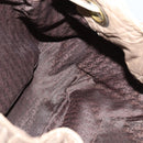 Christian Dior Canage Shoulder Bag Leather Brown Auth ep8509-18