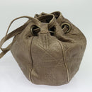 Christian Dior Canage Shoulder Bag Leather Brown Auth ep8509-3