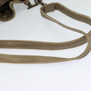 Christian Dior Canage Shoulder Bag Leather Brown Auth ep8509-7