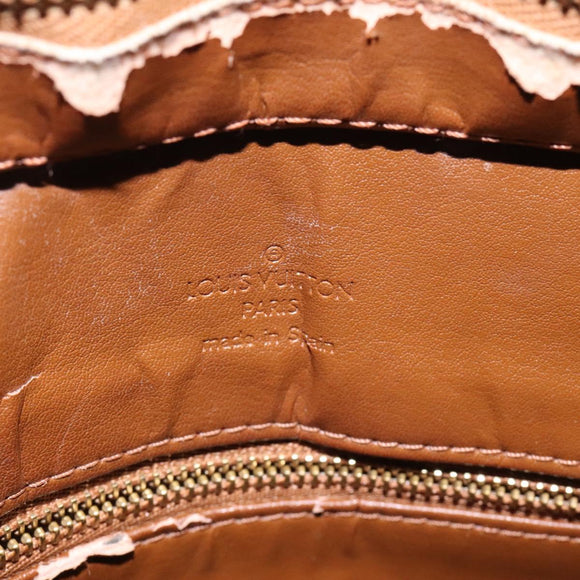 LOUIS VUITTON Monogram Vernis Houston Hand Bag Bronze M91122 LV Auth ep8512