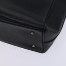 GUCCI Hand Bag Leather Black Silver 002 2865 1313 Auth ep8516-12