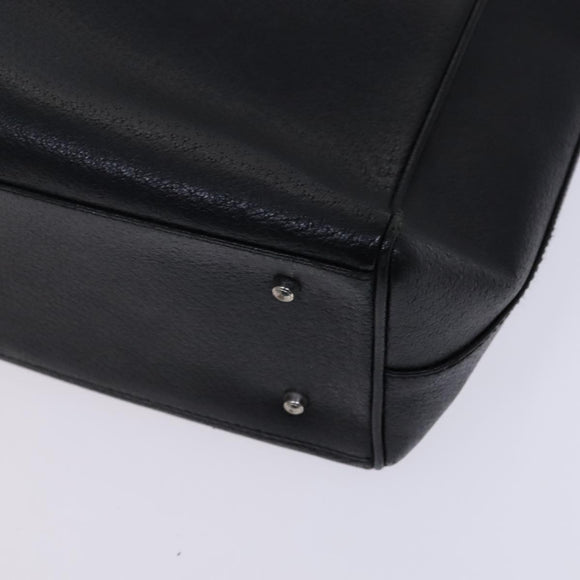 GUCCI Hand Bag Leather Black Silver 002 2865 1313 Auth ep8516