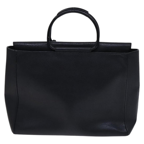 GUCCI Hand Bag Leather Black Silver 002 2865 1313 Auth ep8516