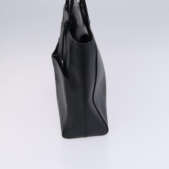 GUCCI Hand Bag Leather Black Silver 002 2865 1313 Auth ep8516