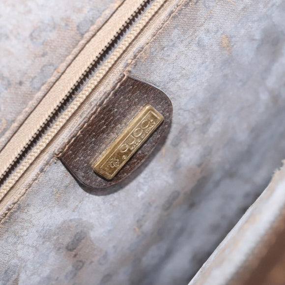 GUCCI Business Bag Leather 2way Brown Auth ep8518