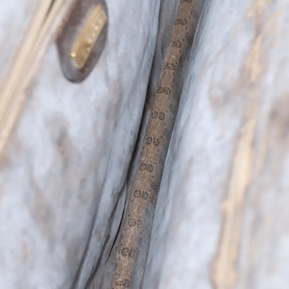 GUCCI Business Bag Leather 2way Brown Auth ep8518