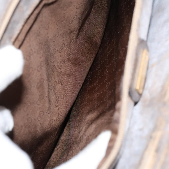 GUCCI Business Bag Leather 2way Brown Auth ep8518