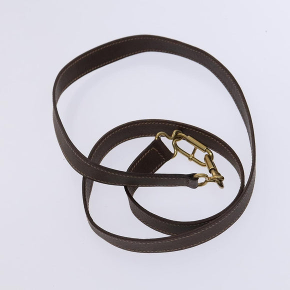 GUCCI Business Bag Leather 2way Brown Auth ep8518