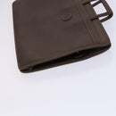 GUCCI Business Bag Leather 2way Brown Auth ep8518-3