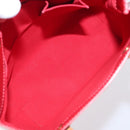 LOUIS VUITTON Monogram Vernis Reade MM Hand Bag Red Rouge M91086 LV Auth ep8521-11