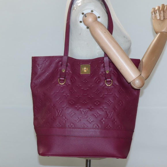 LOUIS VUITTON Monogram Empreinte Citadine GM Tote Bag Oroll M94049 Auth ep8522