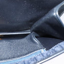 Christian Dior Trotter Canvas Shoulder Bag Navy Gold Auth ep8528-19