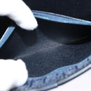 Christian Dior Trotter Canvas Shoulder Bag Navy Gold Auth ep8528-12