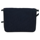 Christian Dior Trotter Canvas Shoulder Bag Navy Gold Auth ep8528-2