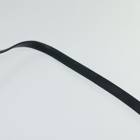 Christian Dior Trotter Canvas Shoulder Bag Navy Gold Auth ep8528