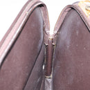 Christian Dior Trotter Canvas Shoulder Bag Brown Gold Auth ep8530-20