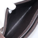 Christian Dior Trotter Canvas Shoulder Bag Brown Gold Auth ep8530-12