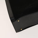 GUCCI Bamboo Hand Bag Suede Black Gold 02 123 0260 Auth ep8532-14