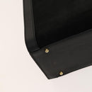 GUCCI Bamboo Hand Bag Suede Black Gold 02 123 0260 Auth ep8532-16