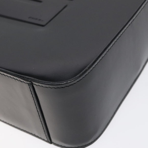 GUCCI Shoulder Bag Patent leather Black Silver 001 3032 Auth ep8533