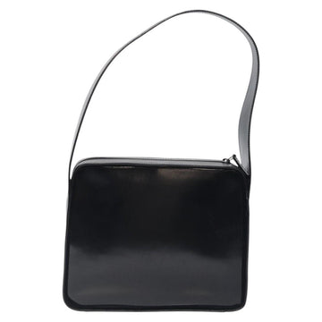 GUCCI Shoulder Bag Patent leather Black Silver 001 3032 Auth ep8533 - 0
