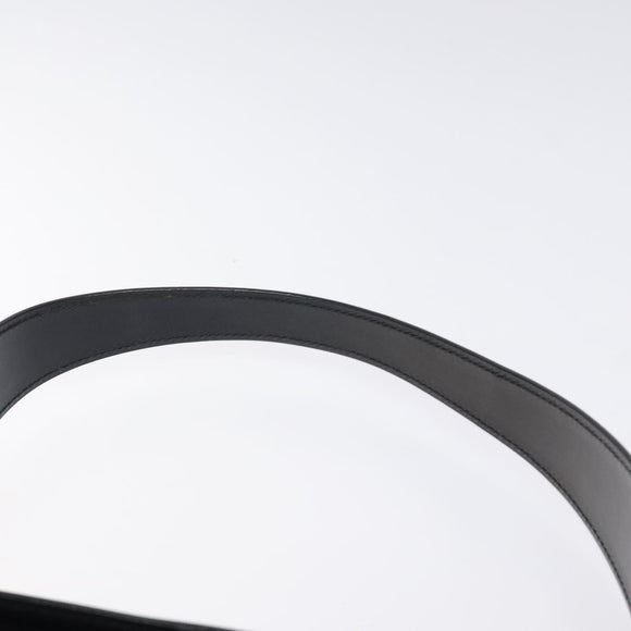 GUCCI Shoulder Bag Patent leather Black Silver 001 3032 Auth ep8533