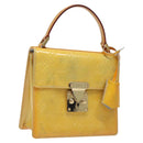 LOUIS VUITTON Monogram Vernis Spring Street Hand Bag Gris M91029 LV Auth ep8537-1