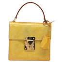 LOUIS VUITTON Monogram Vernis Spring Street Hand Bag Gris M91029 LV Auth ep8537-13