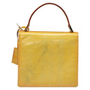 LOUIS VUITTON Monogram Vernis Spring Street Hand Bag Gris M91029 LV Auth ep8537-2