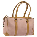 GUCCI Hand Bag Suede Pink Gold 000 0851 Auth ep8548-1