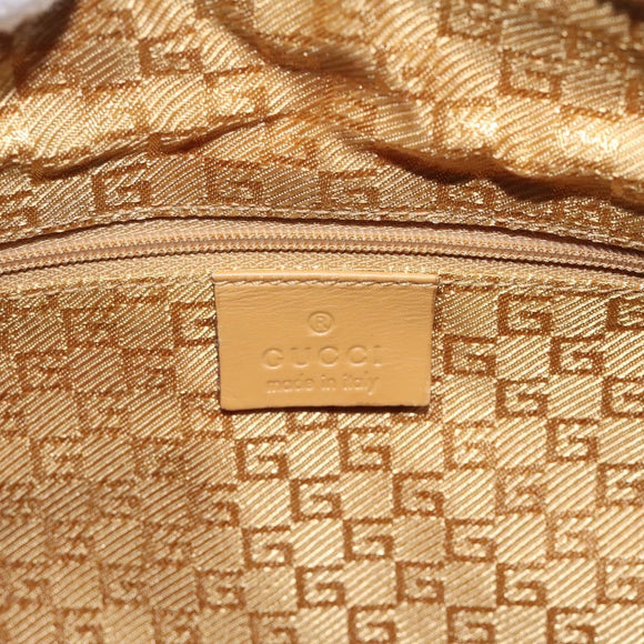 GUCCI Hand Bag Suede Pink Gold 000 0851 Auth ep8548