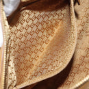 GUCCI Hand Bag Suede Pink Gold 000 0851 Auth ep8548-21